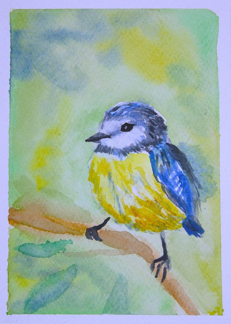 Aquarel vogel
