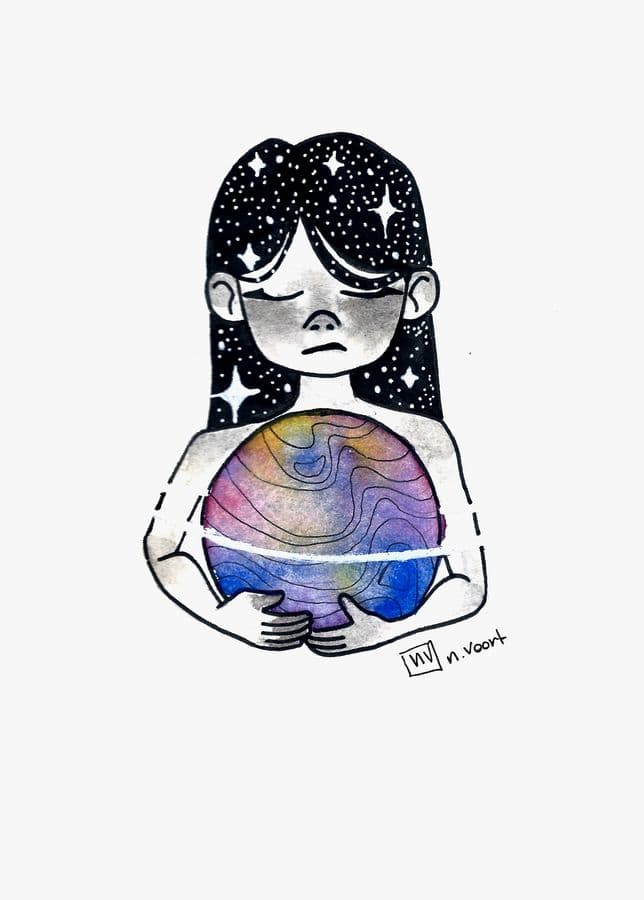 Inktober galaxy